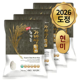 [무료별도배송] 해남 유기농 가바현미 4kg x 4포 도정일 : 2026년 5월 12일