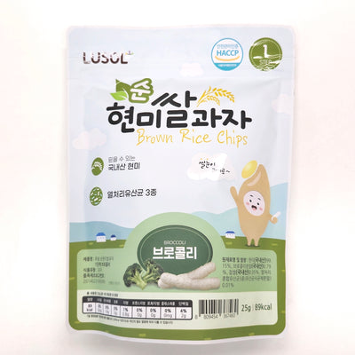 루솔 순 현미쌀과자 1단계 브로콜리 25g