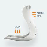 [무료별도배송] 커블체어 - 그랜드 (블랙, 그레이 中 택1)