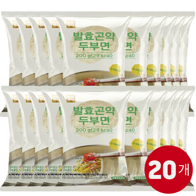 곤약닷컴 - 발효곤약 두부면 200g 1박스 (20개입)