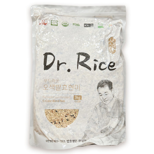 상생촌 - 오색발효현미  Dr.Rice 3kg x 1포(냉장보관)  유통기한: 2026년 5월 23일