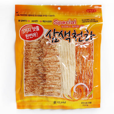 삼색천하 - 구운 오징어 스낵 3가지맛 (70g)