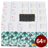 [무료별도배송] 꽃마 - 해닮김 재래김 20g(5매) x 4봉 x 16팩 (총64봉) <br/>유통기한 : 2024년 8월 23일