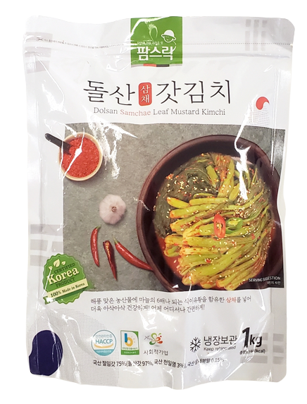 [꽃마Fresh] 여수 돌산 삼채 갓김치 1kg