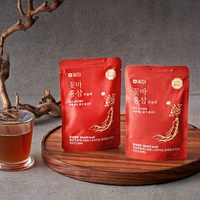 꽃마홍삼 추출액 80ml x 30포 유통기한: 2027년 9월 30일