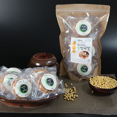 [무료별도배송][꽃마Fresh] 햇콩마루 끓여먹는 생 청국장(5개입) 2팩 세트