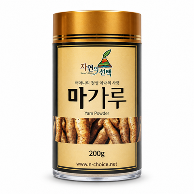 자연의 선택 - 100% 한국산 마가루 200g 유통기한: 2027년 11월 25일