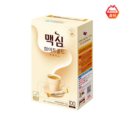 맥심 화이트 골드 커피믹스 100 Sticks (1주문당 2개 한정)