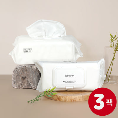 일상편리 매일쓰는 큰사이즈 물티슈 80매 X 3개