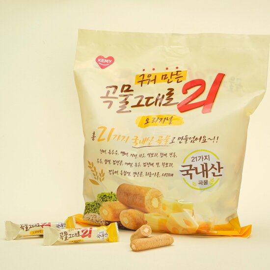 구워만든 곡물그대로 21 크리스피롤 150g (오리지널)