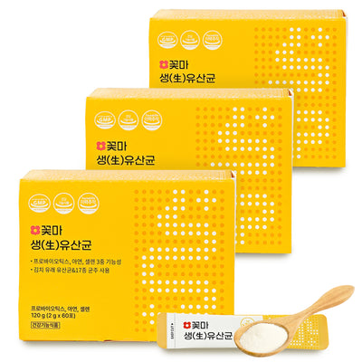 꽃마  생(生) 유산균 60포 * 3박스 (3개월분)