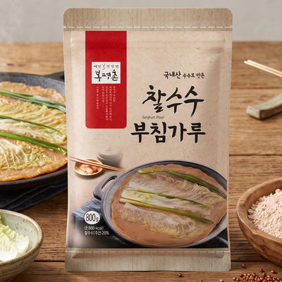 봉평촌 - 찰수수 부침가루 800g 유통기한: 2026년 9월 25일