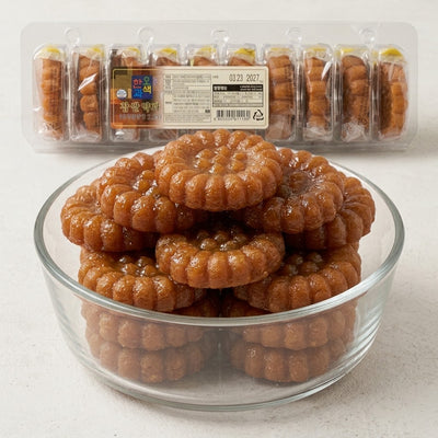 양양오색한과 - 찹쌀약과 35g x 10개 (1팩) 유통기한:2027년 3월 27일