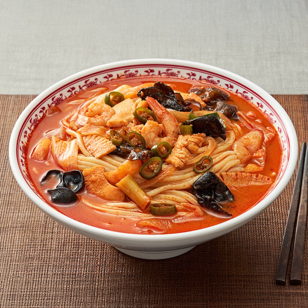 [꽃마Fresh] [컬리] 서촌 영화루 고추 짬뽕 1,340g (2인분) 4팩 유통기한 : 2025년 9월 19일