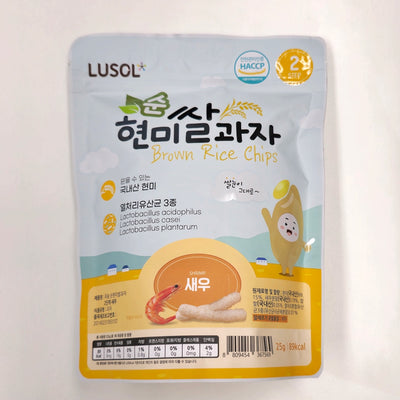 루솔 순 현미쌀과자 2단계 새우 25g