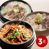 [무료별도배송] [꽃마Fresh] 진한국물 든든탕세트 6인분 (총3종)