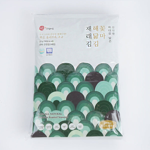 [무료별도배송] 꽃마 - 해닮김 재래김 20g(5매) x 4봉 x 16팩 (총64봉) <br/>유통기한 : 2024년 8월 23일