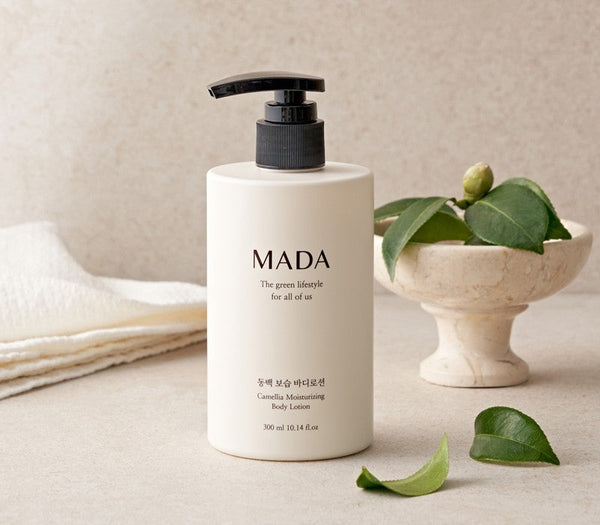 [1+1] MADA 동백 보습 바디로션 300ml Buy 1 Get 1 FREE 유통기한:2025년 11월 27일