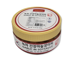 [꽃마Fresh] 제주 녹차 간장 마늘 장아찌 (350g)