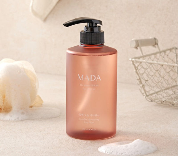 [1+1] MADA 동백 보습 바디워시 500ml Buy 1 Get 1 FREE 유통기한:2025년 11월 27일