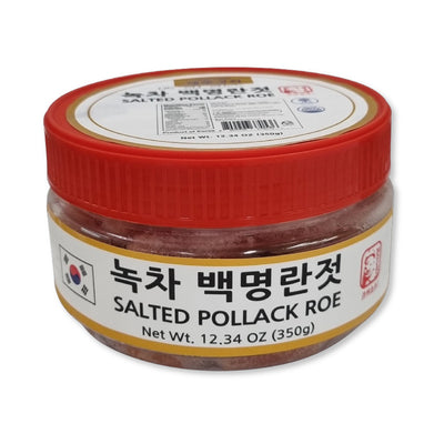 [꽃마Fresh] 제주 녹차 백 명란젓 (350g)