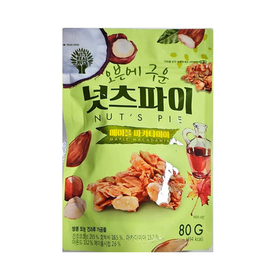 제주도다 - 오븐에 구운 넛츠파이 메이플 마카다미아 (80g)<br/>유통기한 : 2024년 6월 16일