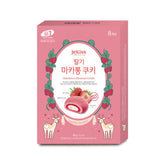 제주도다 - 딸기 마카롱쿠키 (20g x 8ea) 유통기한: 2026년 11월 11일