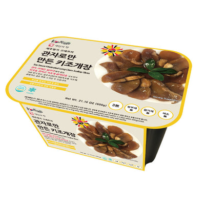 [꽃마Fresh] 제주명가 - 관자로만 만든 키조개장 (600g)<br>유통기한 : 2025년 10월 30일
