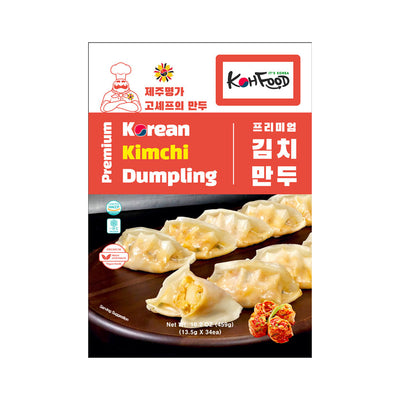 [꽃마Fresh] 제주명가 - 고셰프의 프리미엄 김치만두 (459g)<br>유통기한 : 2025년 7월 25일