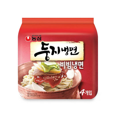 농심 둥지냉면 비빔냉면 158g* 4봉