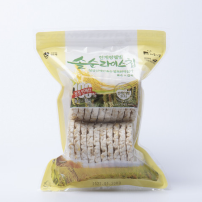 한계령웰빙 - 솔순라이스칩 120g </br> 유통기한 : 2024년 5월 13일