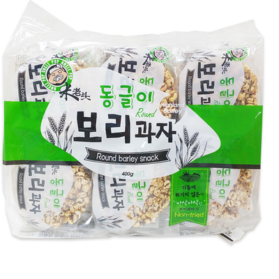 엉클팝 동글이 보리과자 400g