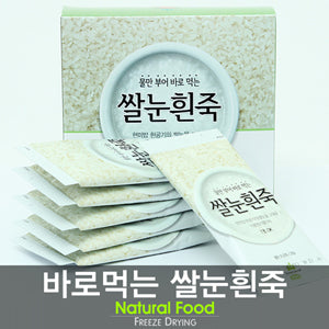 물만 부어 바로 먹는 쌀눈흰죽 25g*6포