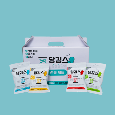 당진김과 실치로 만든 당김스 김스낵 4종세트 (10g*20팩)