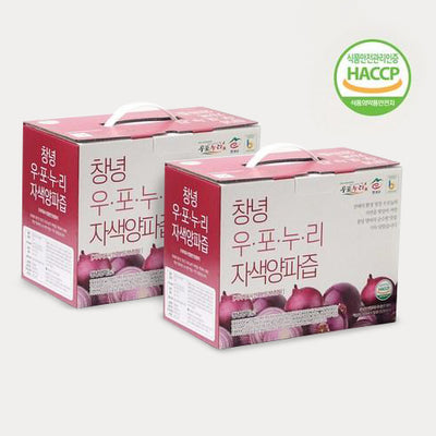 [무료별도배송] 창녕 우포누리 자색양파즙 100ml * 50포 * 2박스