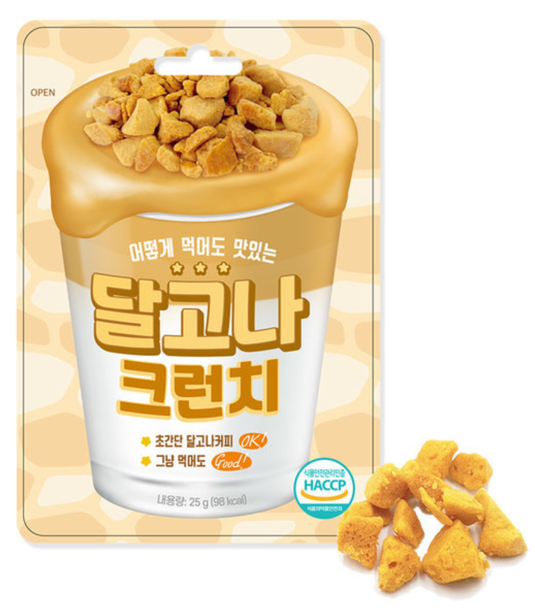 어떻게 먹어도 맛있는 달고나 크런치 25g