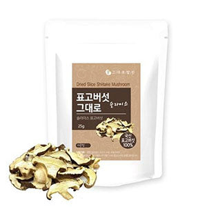 그대로말린 - 표고버섯 그대로 슬라이스 25g </br> 유통기한 : 2024년 5월 11일