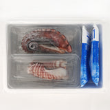 [무료별도배송] 통영 자연산 손질문어 300g x 3개 + 문어슬라이스 150g x 3개