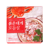 [무료별도배송] 동해안 자연산 붉은대게 모듬살 150g*8개