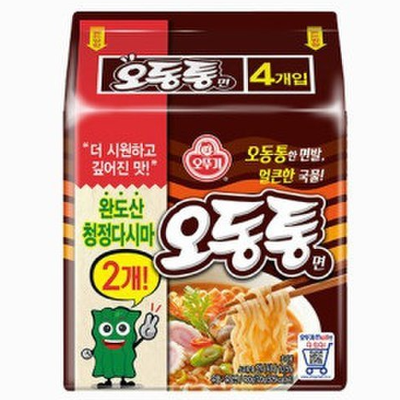 오뚜기 오동통면 120g *4개입 멀티팩 - 완도산 다시마가 2개!