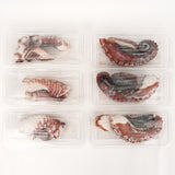 [무료별도배송] 통영 자연산 손질문어 300g x 3개 + 문어슬라이스 150g x 3개