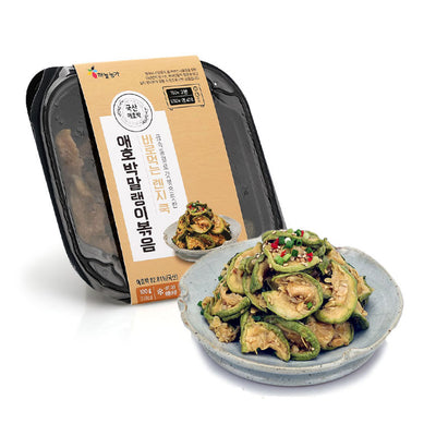 [꽃마Fresh] 하늘농가 바로먹는 나물- 애호박말랭이 볶음 100g</br>유통기한 : 2024년 8월 16일