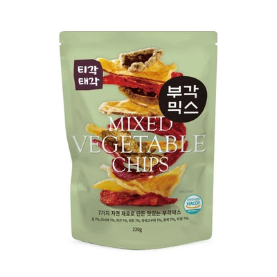 속초 티각태각 야채믹스부각 (220g) 유통기한:2026년 9월 17일