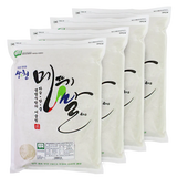 [무료별도배송]산청 지리산 유기농 메뚜기쌀(추청) 4kg x 4포  <br/> (냉장보관) (도정일: 8/28/2023)