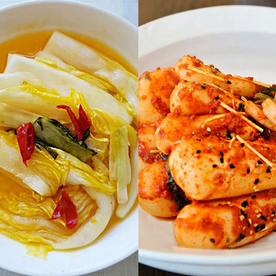 [무료별도배송]평창 꽃순이 호박김치2.5kg+총각김치2.5kg