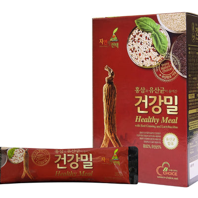 홍삼과 유산균이 들어간 건강밀 30g x 10스틱 </br> 유통기한 : 2023년 4월 28일