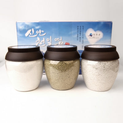 토판염, 함초랑소금, 꽃소금 세트