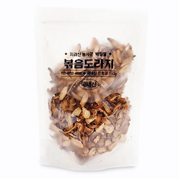 지리산농사꾼 - 볶음도라지 120g  유통기한 : 2026년 8월 19일