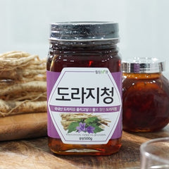 힐링앤팜 - 꿀과 올리고당으로만 절인 도라지청 500g </br> 유통기한: 2025년 5월 26일