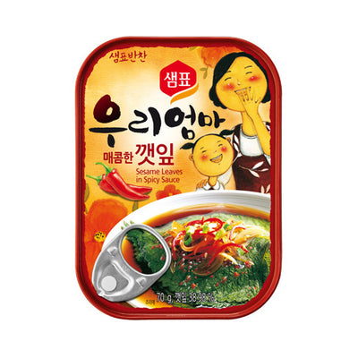 샘표 - 우리엄마 매콤한 깻잎 70g
